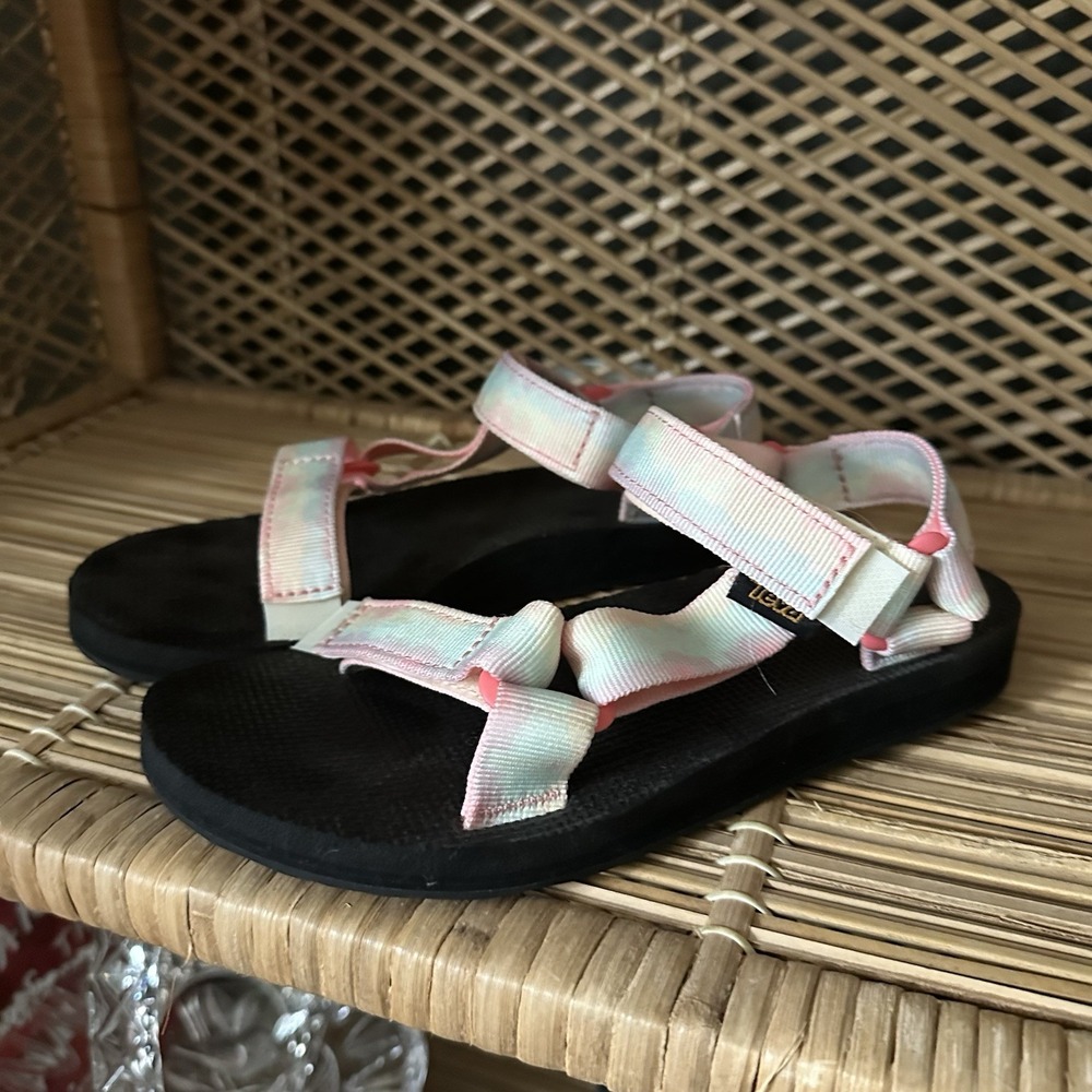 Teva Girls Tie Dye Strappy Sandals 5